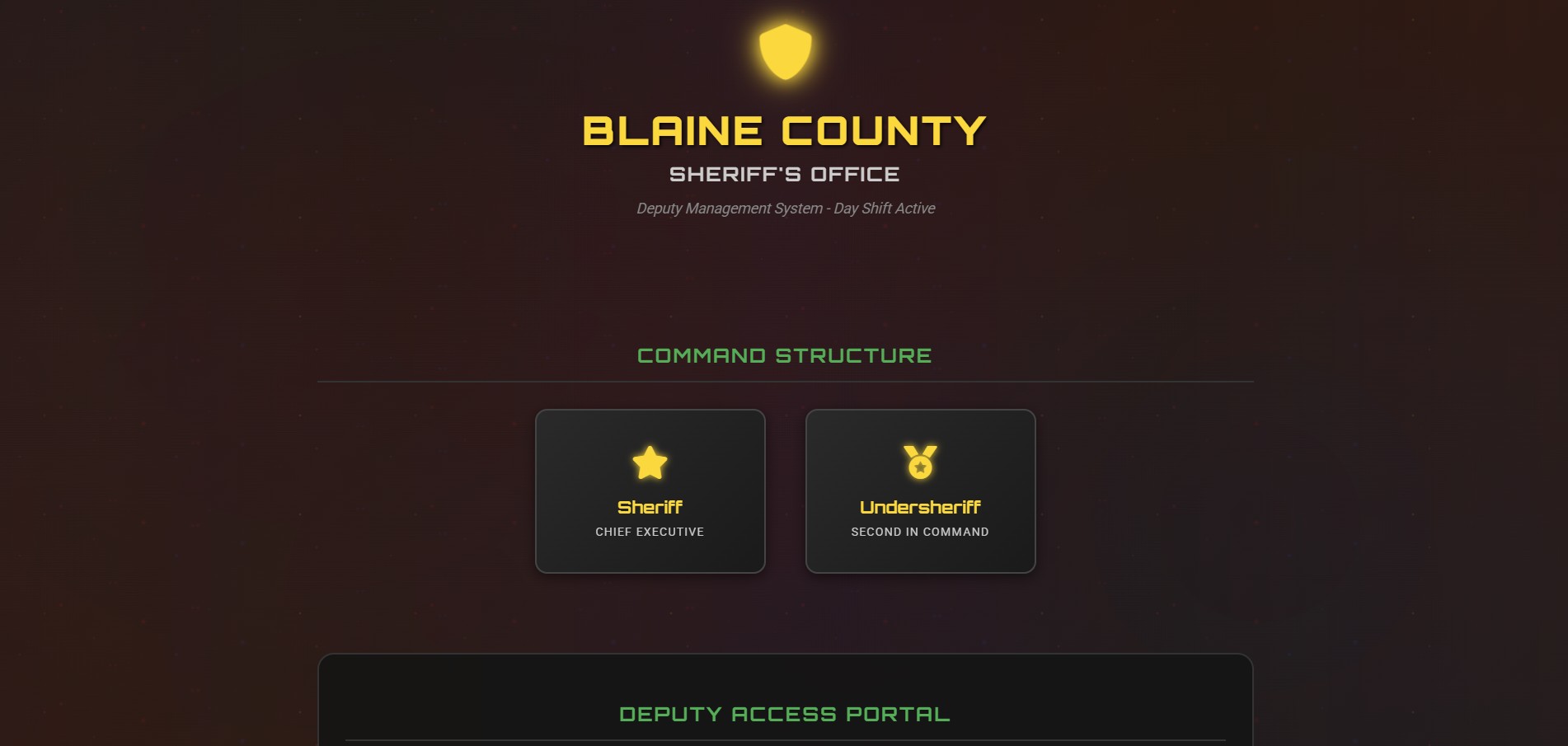 Blaine County Sheriff's Office - Deputy Management